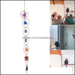 Party Favour Party Favour Crystal 7 Chakra Gemstone Wall Decor Irregar Hanging Ornament Office Home Drop Delivery 2021 Gar Homeindustry Dhffc