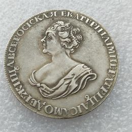-1726 Russische Kopiermünzen Antike Münzen Catherine Craft Manufacturing Silber-Hauszubehör Silbermünzen294i