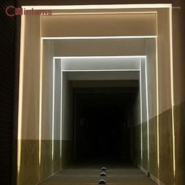 Wall Lamp LED 8W Outdoor Waterproof Window Light Four-sided Luminous Contour Creative Door Frame Sconce AC85-265
