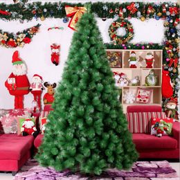 Christmas Decorations 2.4 M / 240cm Large High-grade Tree Pine Needle PVC Green Dress Material Decoration