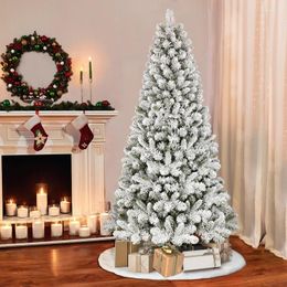 Christmas Decorations White Falling Snow Flocking Tree Home Encrypted Large Year Party Gift Navidad Decoration