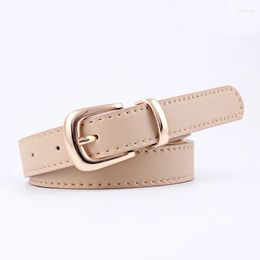 Belts Women Fashion Circle Metal Buckle Belt Wild Waistband Ladies Wide Leather Straps For Leisure Dress Jeans