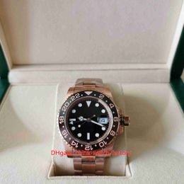GM Maker Mens Watch Super Quality Watches 40mm GMT 126715 126715CHNR Brown Dial Ceramic 18k Rose Gold CAL.3285 Movement Mechanical Automatic Men's Wristwatches