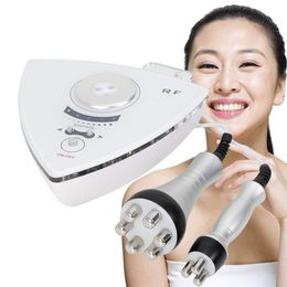 RF Equipment Mini 2 In 1 Face Lifting Wrinkle Removal Skin Tightening Machine Whitening Skin Rejuvenation Body Slimming Tripolar Device