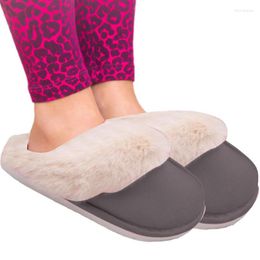 Carpets Heated Slippers For Winter USB Foot Warmers Feet Women Fast Heating Men Bed Buddy