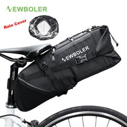 Panniers Bags BOLER Bike Bicycle Saddle Pannier Cycle Cycling mtb Seat Accessories 810L Waterproof 221201