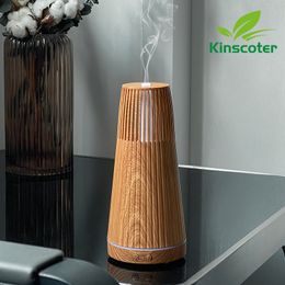 Essential Oils Diffusers Kinscoter Oil Aroma Diffuser Aromatherapy Machine High Quality Fragrance Air Humidifier with 7 LED Light 221201