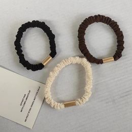 fashion 3 colors classical design Hairtie Accessories C metal mark rubber bands letters With paper card