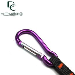 Fall Protection Outdoor equipment multi-function key ring Aluminium alloy combination mountaineering buckle webbing key-ring