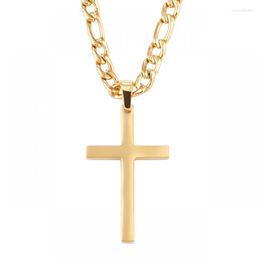 Pendant Necklaces Men And Women Fashion Simple Design Cross Religious Amulet Personality Leisure Gift Necklace