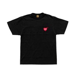 Men's T-Shirts Heart Pattern Human Made T shirt Men Women High Quality Limited Edition Human Made Tee Oversize Tops Short Sleeve T221202