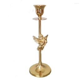 Candle Holders Nordic Gold Copper Metal Holder Angel Candlestick Stand Lighthouse Table Wedding Centrepieces Gift Ideas FC522