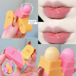 Lip Gloss So Cute Love Double Head Design Transparent Lipstick Moisturising Long Lasting Hydrating Care Makeup Base