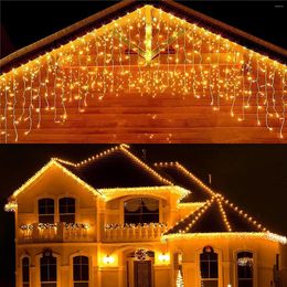 Strings Led Curtain Light Fairy Lights Christmas Icicle Bedroom Party Garden Family Wedding Decoration
