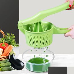 Fruit Vegetable Tools Vegetable Dehydrator Dryer Hand Pressing Water Remover Masher Ricer Squeezing Dumpling Pie Filling Tools Kit Dhk4L