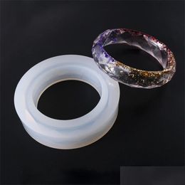 Baking Moulds Epoxy Resin Sile Bangle Mould Rhomboid Shape Thin Wide 2 Type Bracelet Mod Diy Hand Made Moulds 4 5Ym L2 Drop Delivery H Dh6Ko