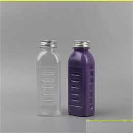 Other Drinkware Scrub Plastic Juice Bottle Drinkware Frosted Water Pet With Tick Mark And Aluminium Cap 20211 Q2 Drop Deliver Dhgarden Dhany