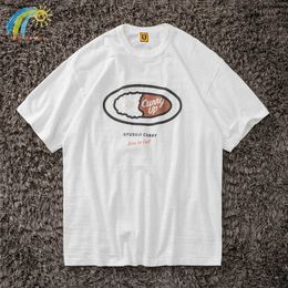 Men's T-Shirts White Black Human Made Short Sleeve Men Women 1 1 Curry Print Pattern T-shirts Casual O-Neck New Top Tees T221130