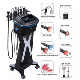 Diode Laser High Frequency Ultrasound Dark Circles Acne Removal Eye Care Skin Scrubber Micro Whitening Blemish Clearing Face Firming Anti Puffiness Machine