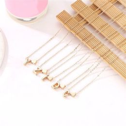 Chains 2022 Chain Necklace Fashion Style Heart Delicate Initial Letter Name Women Jewellery Accessories Gift