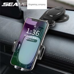 ABS Dashboard Car Phone Holder Interior Strong Suction Mobile Support 360 Degree Rotate Navigation for Home Office Desk