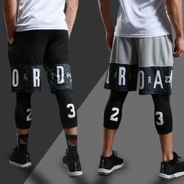 Men's Tracksuits Men Running Shorts Male Compression Sportwear Pants Fitness Training Jogging Leggings Basketball Bottoms Sweatpants 221201