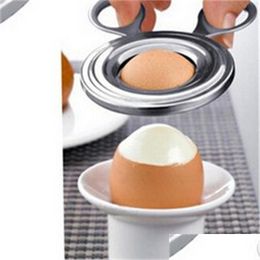 Egg Tools Portable Sheller Eggs Scissors Egg Boiled Breaker Gadget Stainless Steel Convenient Mtifunctional Cutter Accessori Dhgarden Dhunu