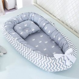 Bed Rails Portable Travel Baby Nest Multi Function Crib Protection Anti Extrusion Foldable Bassinet Infant Sleep Born 221130