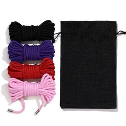 Other Panties Bondage Shibari Thicken Cotton Rope Sex Slave Restraint Soft Adult Toys BDSM Binding RolePlaying For Couples Games 221130