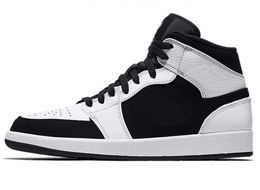 With Box Jumpman 1 Basketball Shoes Men Women 1S Panda trainers sport sneakers Slippers Size 6 6.5 7 7.5 8 8.5 9 9.5 10 10.5 11 11.5 12 12.5 13 13.5