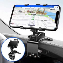 360 Degree Rotate Car Phone Holder Multifunctional Dashboard Clip Mount