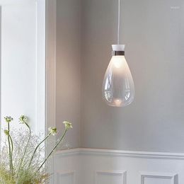 Pendant Lamps Nordic Living Room Dining Bar Decoration Glass Small Chandelier Clothing Store Window Bedroom Bedside Drop