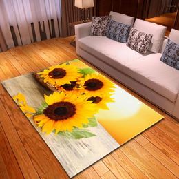 Carpets Modern Living Room Carpet Children's Bedroom Bedside Decorative Large Rugs Plant Flowers Home Bathroom Hallway Balcony Floor Mat