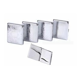 Cool More Pattern Metal Alloy Cigarette Case Portable Dry Herb Tobacco Preroll Smoking Holder Storage Box Protection Stash Cases DHL