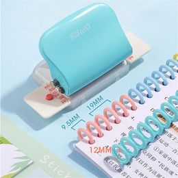 Clamp 6 Hole Manual Punch DIY Paper Card Po Planner Cutting Cutter Tool Student Handbook Diary A4 A5 B5 Notebook 221130