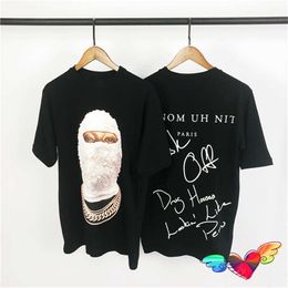 T-shirt da uomo 2022ss Maschera T-shirt Uomo Donna Alta qualità Perla Uomo Grafica IH NOM UH NIT Tee Top in cotone Estate Manica corta T221130