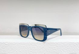 Retro Large Designer Sunglasses for Women and Men Design Vintage Brand Eyeglasses with Golden Ribbon UV400 Protection Square Sun Glasses Out Door Style Eyewear