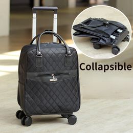 Suitcases Wheeled Bag for Travel Women Backpack with Wheels Trolley s Large Capacity Organiser Carry on Luggage 221130