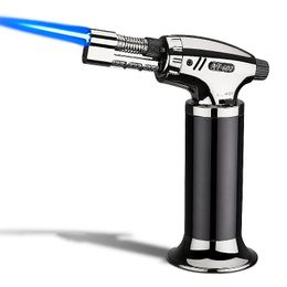 New Windproof Torch Gun Lighter Blue Flame Jet Welding Lighter Butane Gas Refill Kitchen Outdoor BBQ Lighter