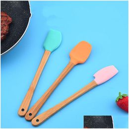 Baking Pastry Tools Baking Pastry Tools Mini Sile Spata Scraper Basting Brush Spoon For Cooking Mixing Nonstick Cookware K Dhgarden Dhawm