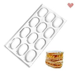 Baking Pastry Tools Dacquoise Cake Mold Acrylic Cookie Mod Makaron Dessert Bakery Japan Diy Baking Tool 376 N2 Drop Delive Dhgarden Dhlu1