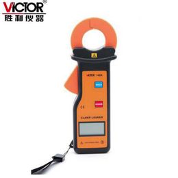 VICTOR 140A VC140A High-Precision Clamp Leakage Current Meter Clamp-Meter Type Leakage Non-contact Grounding Resistance Circuit.