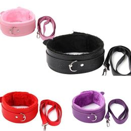 Bondage BDSM Products Sex Spank Tools Toys Tape Faux Leather Neck Collar Leash Restraint Slave Adult Game for Couples 221130