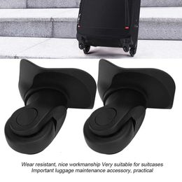 Hand Tools A Pair A09 Black Suitcase Mute Single Row Wheel Luggage Replacement Outdoor Supplies For Parts 221130