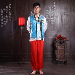 Men's Tracksuits Men National Costume Korean Male Hanbok Performance Clothing Boutique Adult Dance Costumes Coats