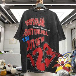 Mens T-Shirts Washed RRR123 T Shirt Men Women Best Quality T-shirt RRR 123 Vintage Heavy Fabric Pocket Tee Tops T221130