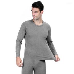 Sleepwear Men's Men Cotton Pama Two Piece Thermal Underwear Tight Leggings Pants Plus Size Winter Loungewear Pamas Sets 174