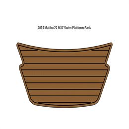 2014 Malibu 22 MXZ Swim Platform Step Pad Boat EVA Foam Faux Teak Deck Floor Mat