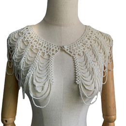 Pearls Jacket Body Waistcoat Wedding Accessories Bobychain Jewellery For Wedding Bridal Party