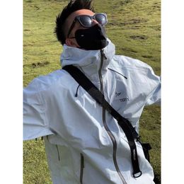 designer jacket mens womens outdoor windproof waterproof hiking sportswear arc loose hooded coat casual charging jackets